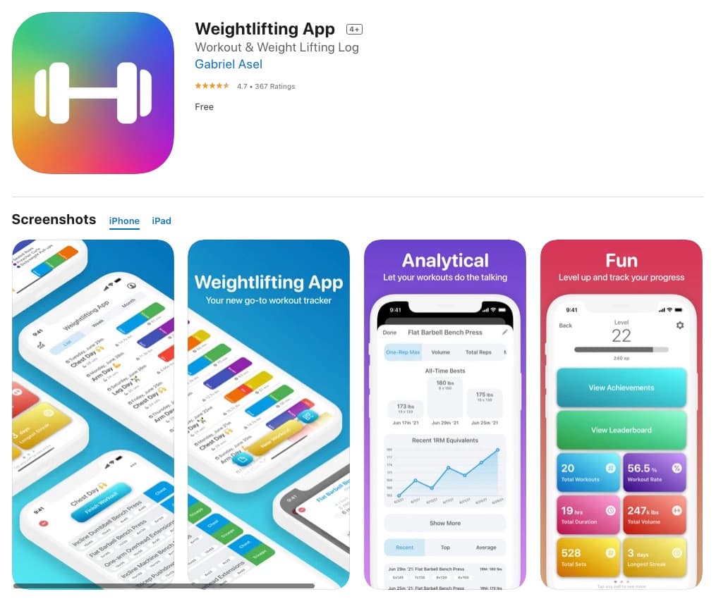 Weightlifting App