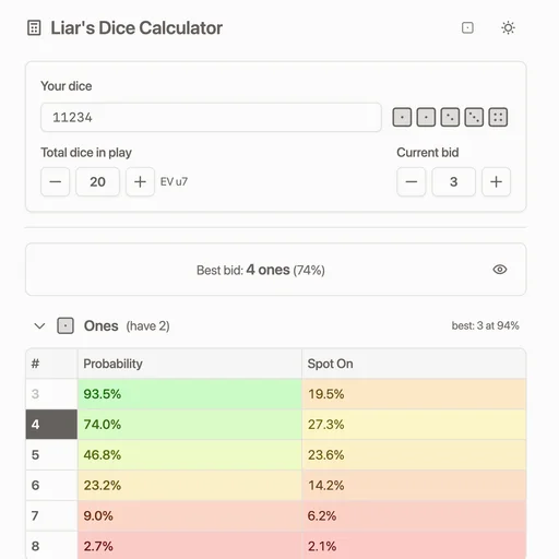 Liar's Dice